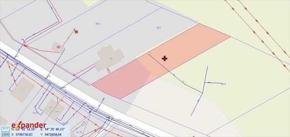 Działka budowlana 1868 m2 z projektem i przyłączami działka Świecko