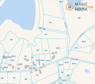 Działka 4000m² z linią jeziora i możliwością zabudowy działka Płocice