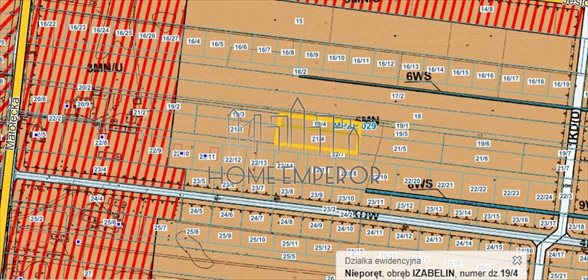 działka na sprzedaż 3017m2 działka Izabelin, Małołęcka
