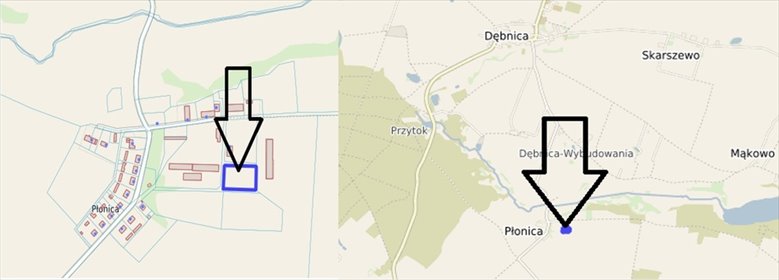 działka na sprzedaż 3819m2 działka Płonica