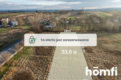 Działka budowlana 34 arów z szybkim dojazdem do Rzeszowa działka Zgłobień