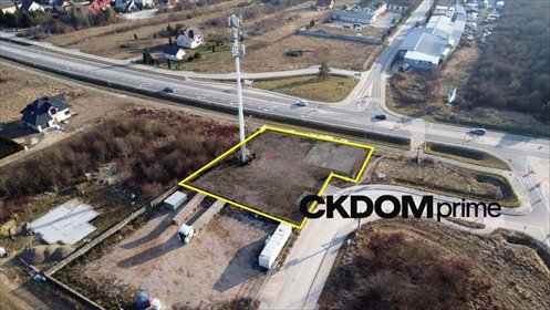 Działka na wynajem w Chęcinach, 2800 m², ogrodzona i oświetlona działka Chęciny