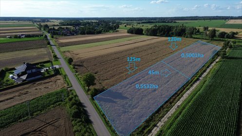 działka na sprzedaż 5532m2 działka Stare Oleszyce, gen. Józefa Kustronia