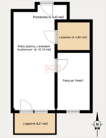 mieszkanie na sprzedaż 38m2 mieszkanie Wrocław, Śródmieście, Kleczków, Wybrzeże Conrada - Korzeniowskiego