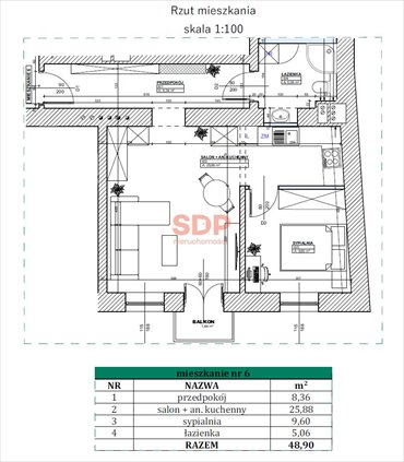 Zapraszam do mieszkania 49 m² w Chorzowie z balkonem i piwnicą mieszkanie Chorzów, Mielęckiego