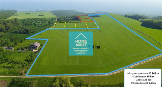 Polecam działkę inwestycyjną 12 029 m² z WZ na 4 domy działka Nowy Wiec