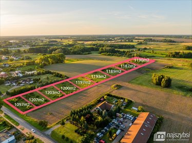 działka na sprzedaż 1097m2 działka Nowogard, obrzeża