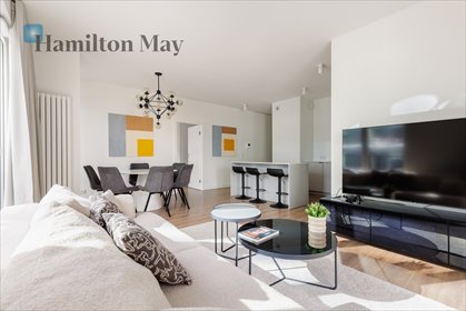 Przestronny 105 m² apartament z balkonem i garażem. mieszkanie Warszawa, Mokotów, Domaniewska