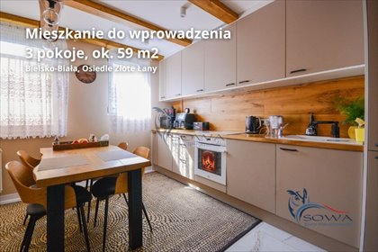 Komfortowe 3-pokojowe mieszkanie z klimatyzacją mieszkanie Bielsko-Biała, Leszczyny