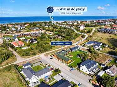 Gotowy biznes nad Bałtykiem - dom i kompleks domków w Sarbinowie lokal użytkowy Sarbinowo, Południowa