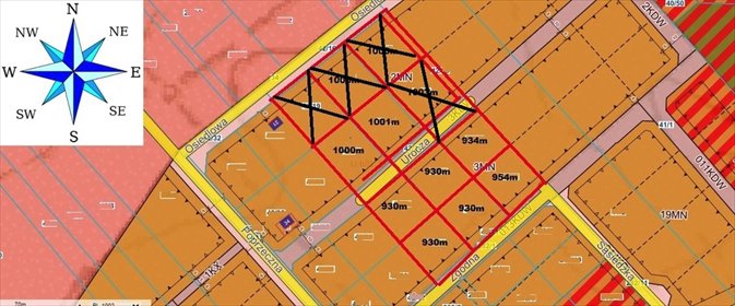 Działki w Podańsku z planem zagospodarowania. działka Podańsko