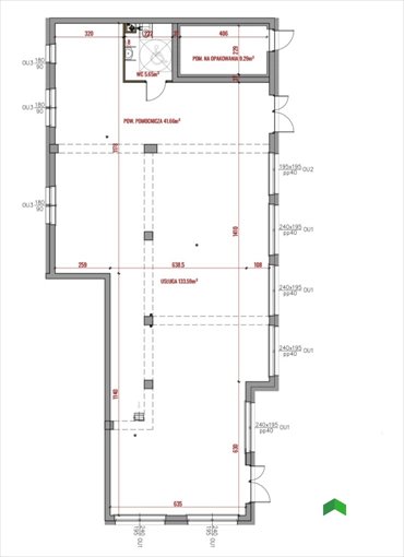 lokal użytkowy na wynajem 190m2 lokal użytkowy Ignatki-Osiedle, Zalesie