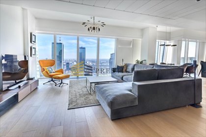 Luksusowy apartament 154 m2 z panoramicznym widokiem mieszkanie Warszawa, Śródmieście, Złota