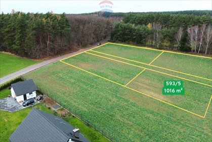 działka na sprzedaż 1016m2 działka Mojęcice