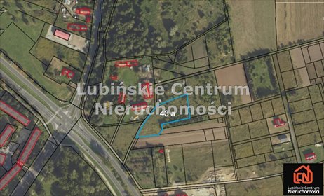 Działka przemysłowa 43a w Lubinie, media, dojazd polecam! działka Lubin, Małomice