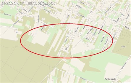 działka na sprzedaż 2000m2 działka Głosków