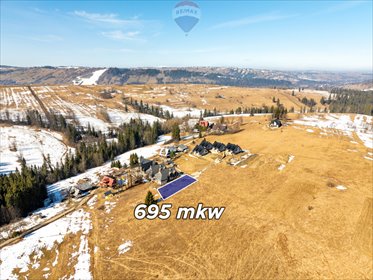 działka na sprzedaż 695m2 działka Zakopane, Zoniówka