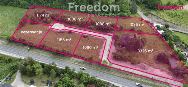 działka na sprzedaż 1008m2 działka Mstów, Wolności