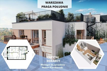 mieszkanie na sprzedaż 33m2 mieszkanie Warszawa, Praga-Południe, Drwęcka