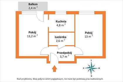 mieszkanie na sprzedaż 37m2 mieszkanie Łódź, Bałuty, Parcelacyjna