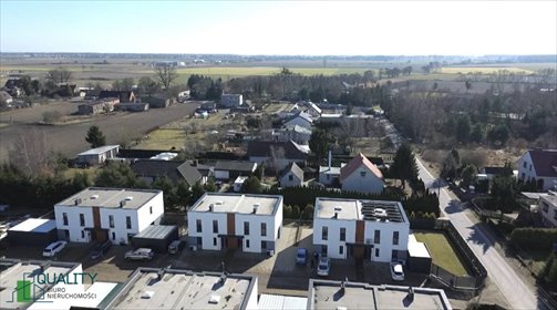 Dom bliźniak 103 m2 z ogródkiem i parkingiem dom Bogdanowo, Różana