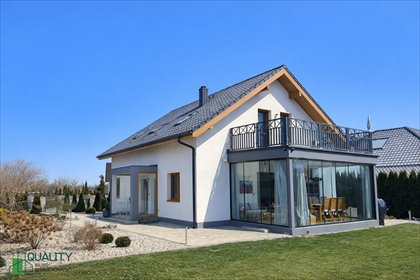 Nowoczesny energooszczędny dom 200m² z pełnym wyposażeniem dom Międzychód, Teresy Remiszewskiej
