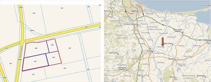 Działka na sprzedaż w Lichnowach, 7266 m², inwestycyjna działka Lichnowy