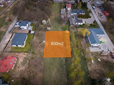 działka na sprzedaż 800m2 działka Zgierz, Polna
