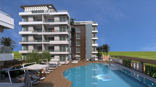 Nowoczesny 2-pokojowy apartament blisko morza na Cyprze mieszkanie Yeni Iskele, Yeni İskele, İskele, Cypr Północny
