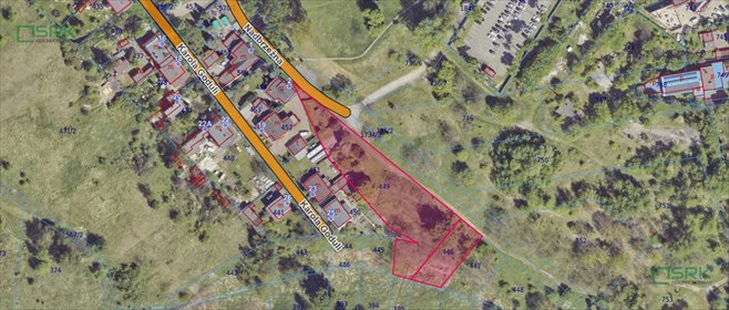 działka na sprzedaż 3890m2 działka Gliwice, Nadbrzeżna