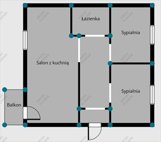 mieszkanie na sprzedaż 53m2 mieszkanie Wilczyce, Magnoliowa