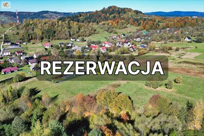 działka na sprzedaż 630m2 działka Koszarawa