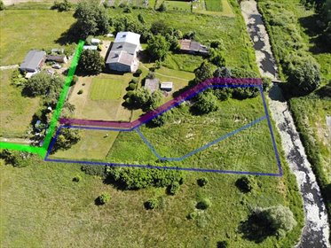 Zapraszam do obejrzenia działki 49/4 i 49/5 z widokiem na rzekę, 3 km od morza działka Strzeżenice, Miętowa