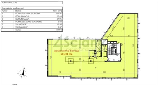 lokal użytkowy na wynajem 511m2 lokal użytkowy Warszawa, Wola
