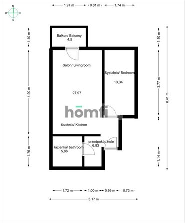 mieszkanie na sprzedaż 54m2 mieszkanie Wrocław, Krzyki, Cukrowa