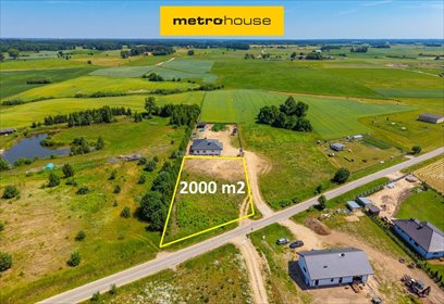 Działka 2000 m² pod dom w Krupinie, dostęp do mediów działka Krupin