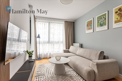 Nowoczesne 42 m² z loggią w prestiżowym apartamentowcu mieszkanie Warszawa, Wola, Grzybowska