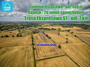Działka budowlana na sprzedaż Ostaszewo, Makowa 1 054m2 Foto 3