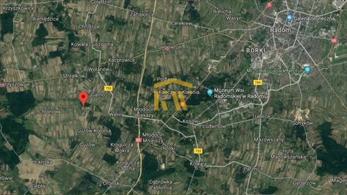 działka na sprzedaż 2782m2 działka Chronówek