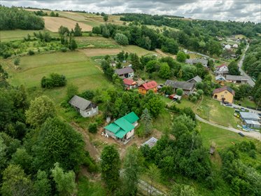 Broniszów - działka z domem i stodoła 34,85 ar WZ działka Broniszów