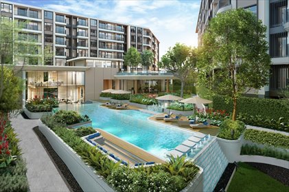 Nowoczesny 27 m² apartament nad jeziorem na Phuket. mieszkanie Phuket
