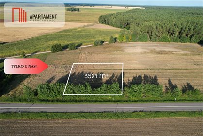 Do sprzedania działka 3521 m² z warunkami zabudowy w Lisewie działka Lisewo