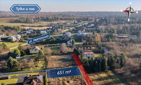Działka budowlana na sprzedaż Częstochowa, Mirów, Turystyczna 651m2 Foto 4