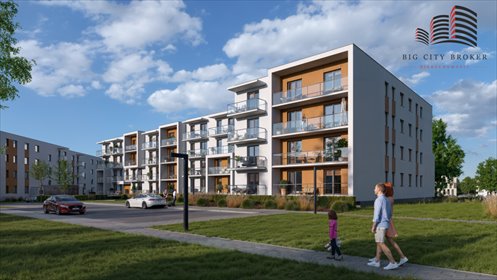 Nowoczesne 43m² z balkonem w stanie deweloperskim mieszkanie Lublin, Felin, Generała Witolda Urbanowicza