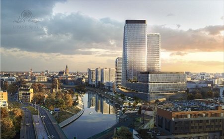 Ekskluzywny 3-pokojowy apartament z panoramicznymi oknami mieszkanie Wrocław, Stare Miasto, Szczepin