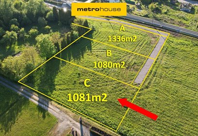 działka na sprzedaż 1081m2 działka Kozy, Krańcowa