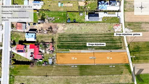 działka na sprzedaż 1150m2 działka Podegrodzie