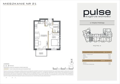 mieszkanie na sprzedaż 41m2 mieszkanie Bydgoszcz, Wzgórze Wolności, Wojska Polskiego