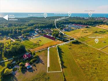 Działka nad morzem w Jarosławcu z mediami i możliwością rat. działka Jarosławiec, Jarosławiec