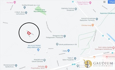 Działka budowlana na sprzedaż Gdańsk, Suchanino, Skarpowa 1 050m2 Foto 3